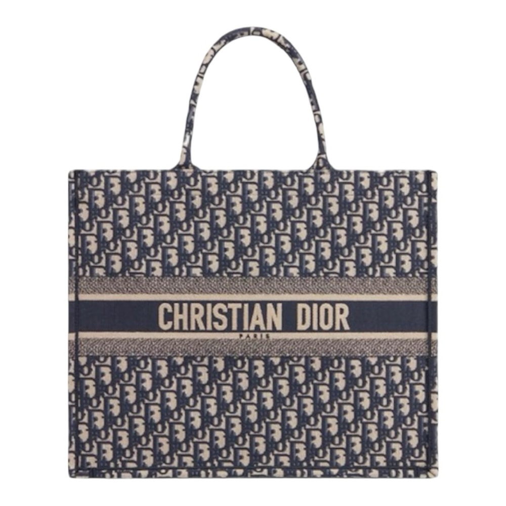 Dior Book Tote Oblique Navy Blue
